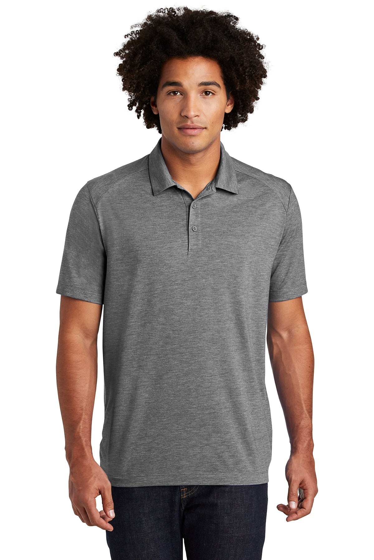 Sport-Tek ¨ PosiCharge ¨ Tri-Blend Wicking Polo ST405