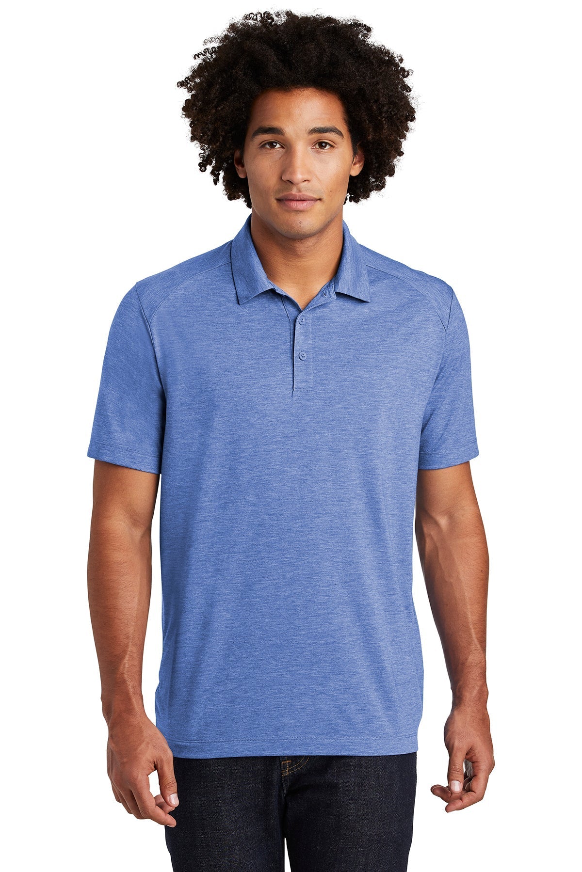 Sport-Tek ¨ PosiCharge ¨ Tri-Blend Wicking Polo ST405